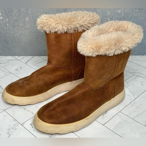 Zara Fur Boots - Size 39 - Picture 1 of 5